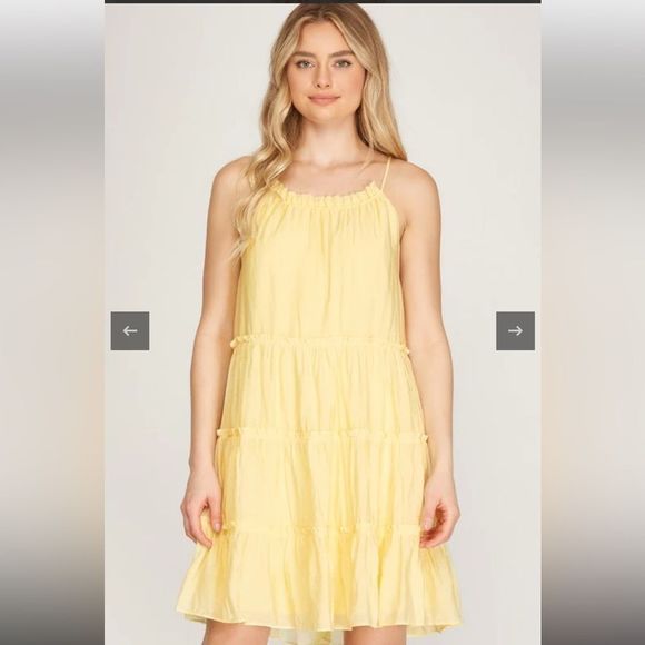 She + Sky sleeveless babydoll - Picture 4 of 10